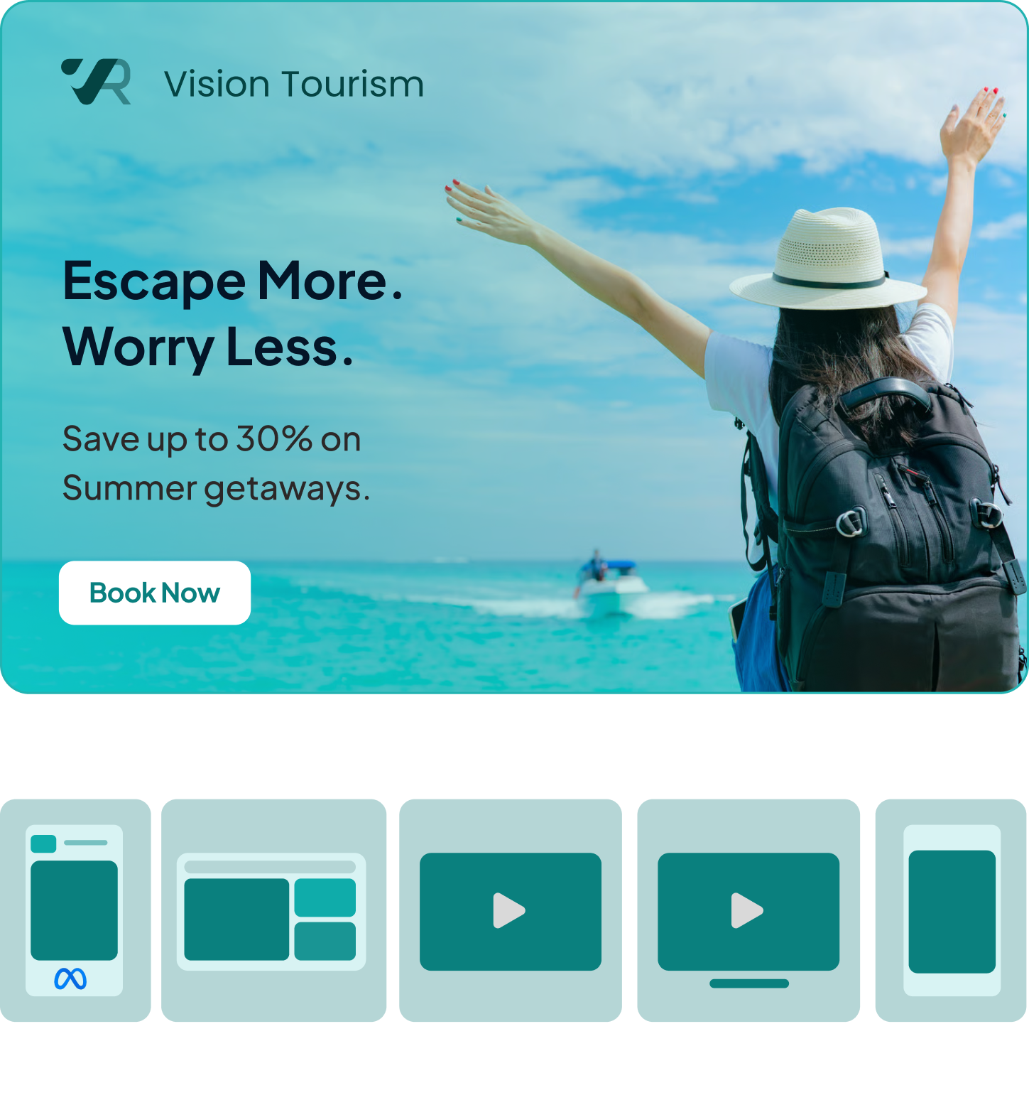 Banners for Five Ad Formats 